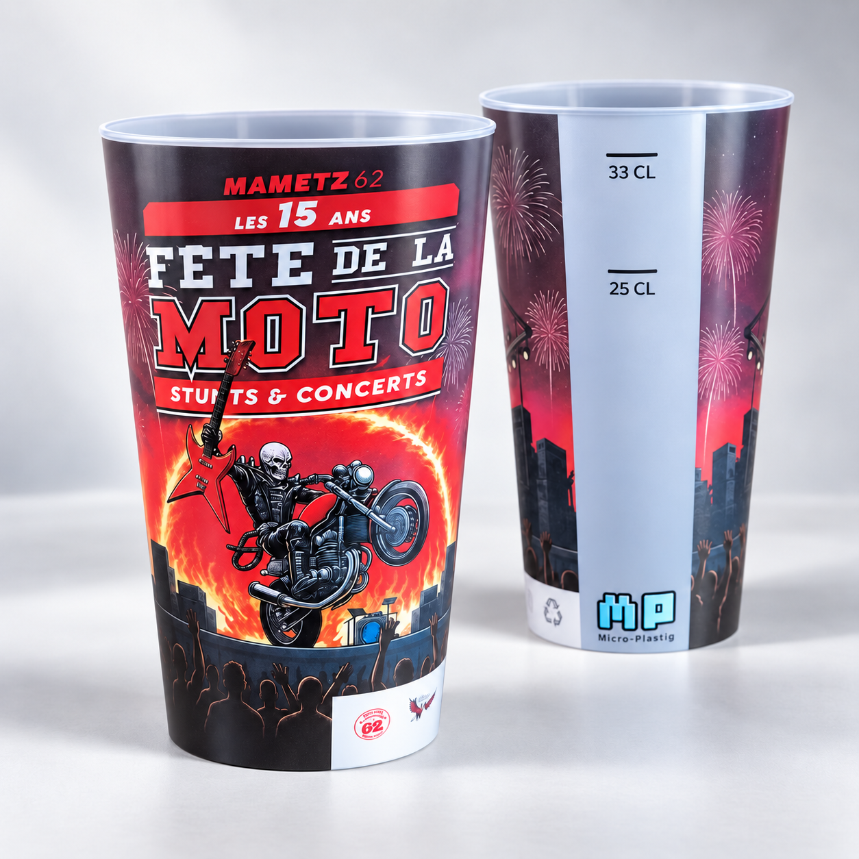 Aperçu Éco-cup personnalisé 25 à 33 cl