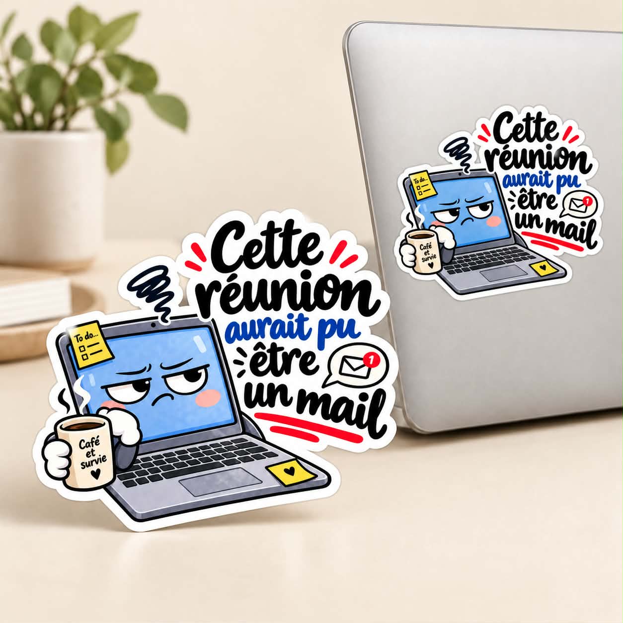 Aperçu Sticker humoristique – Collection Française - Réunion