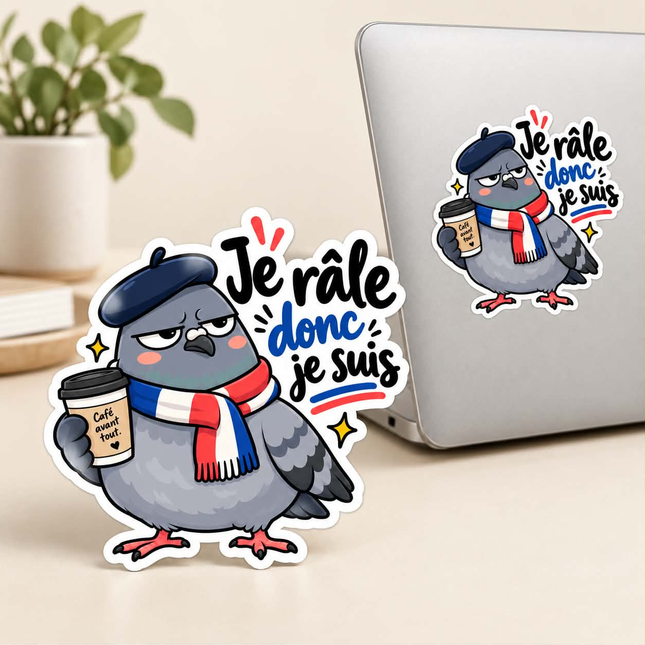 Aperçu Sticker humoristique – Collection Française - Râleur