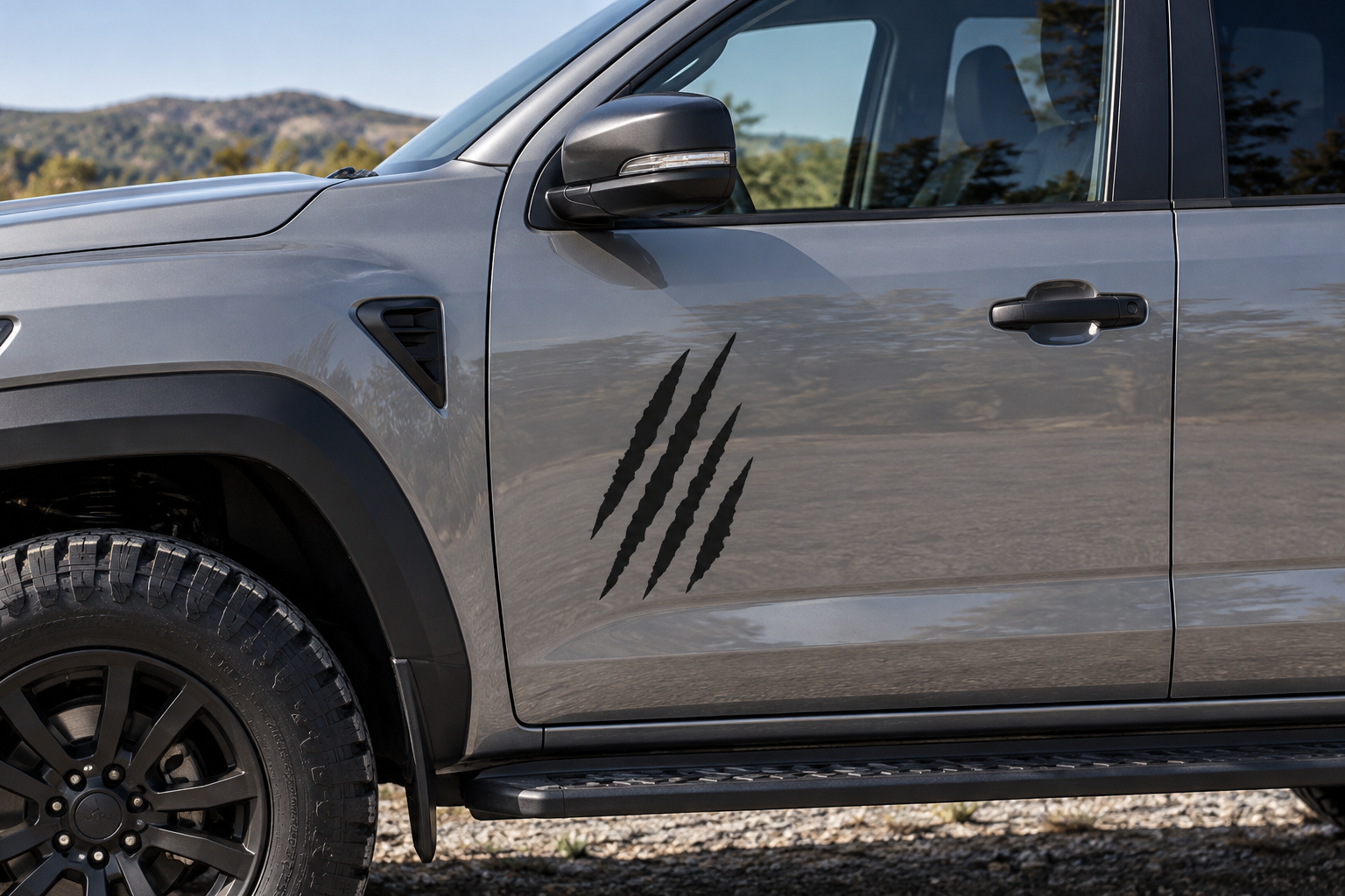 Produit personnalisé Sticker Griffes Racing – Adhésif polymère longue durée – Voiture, 4x4, SUV & Moto